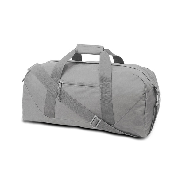 Other - NWOT Light Grey Large Square Duffel Bag